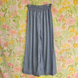 Joie Chambray Wide Leg Pants FLAW